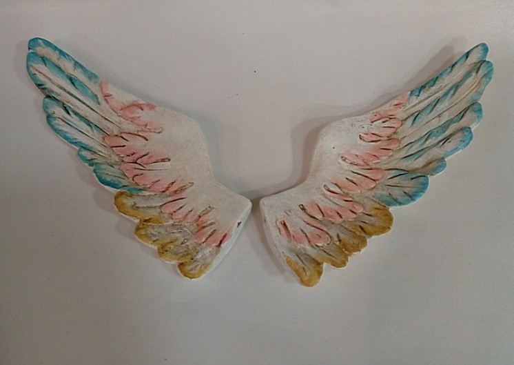 ali per angelo colorate - Il presepe di Napoli